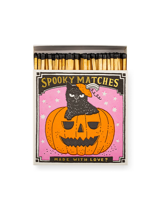 Square Safety Matches: Spooky