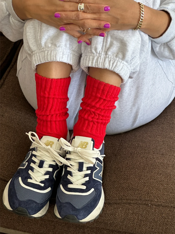 Ballet Socks: Strawberry