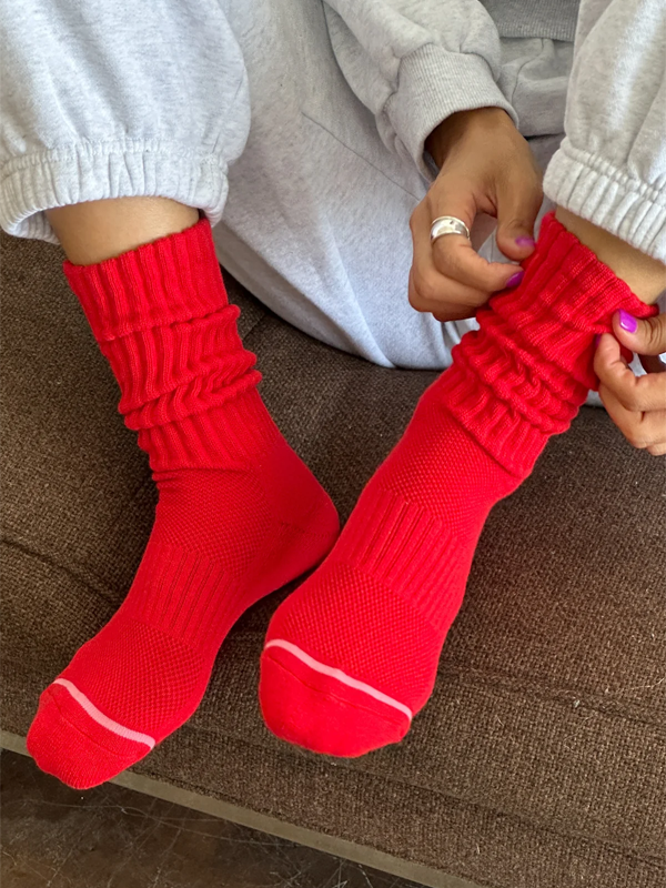Ballet Socks: Strawberry