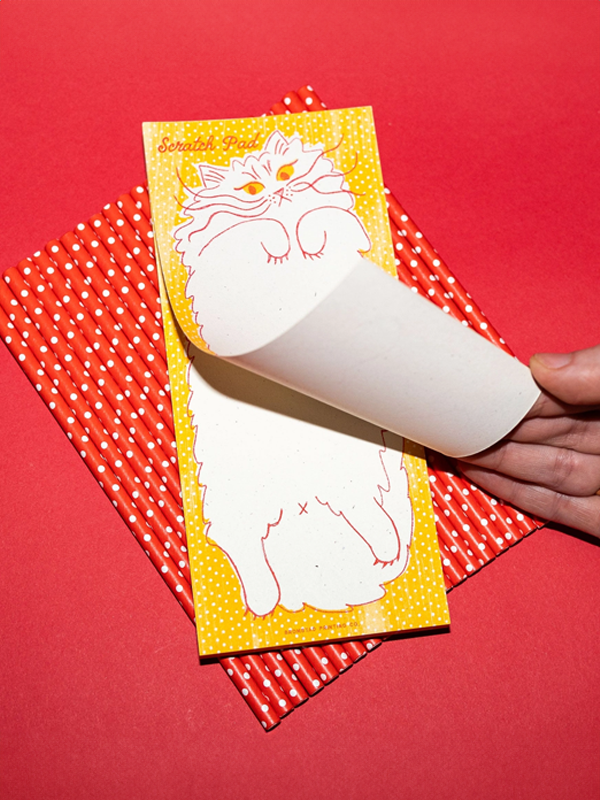 Scratch Pad Cat Notepad