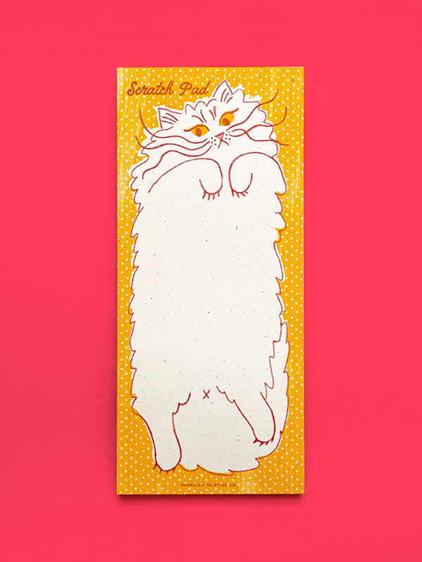 Scratch Pad Cat Notepad