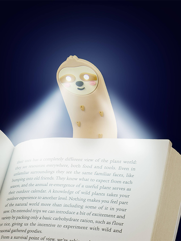 Sloth Reading Light and Bookmark