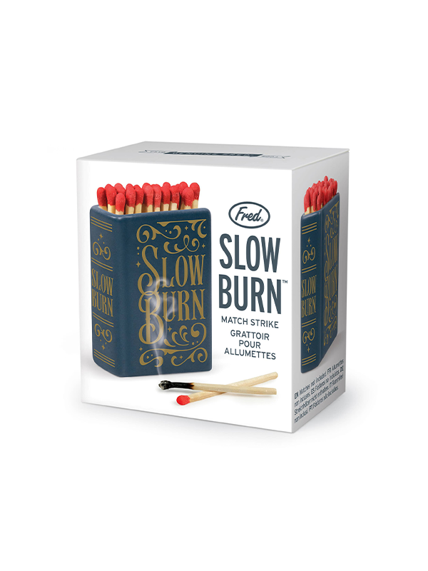 Slow Burn: Romance Book Match Striker and Holder