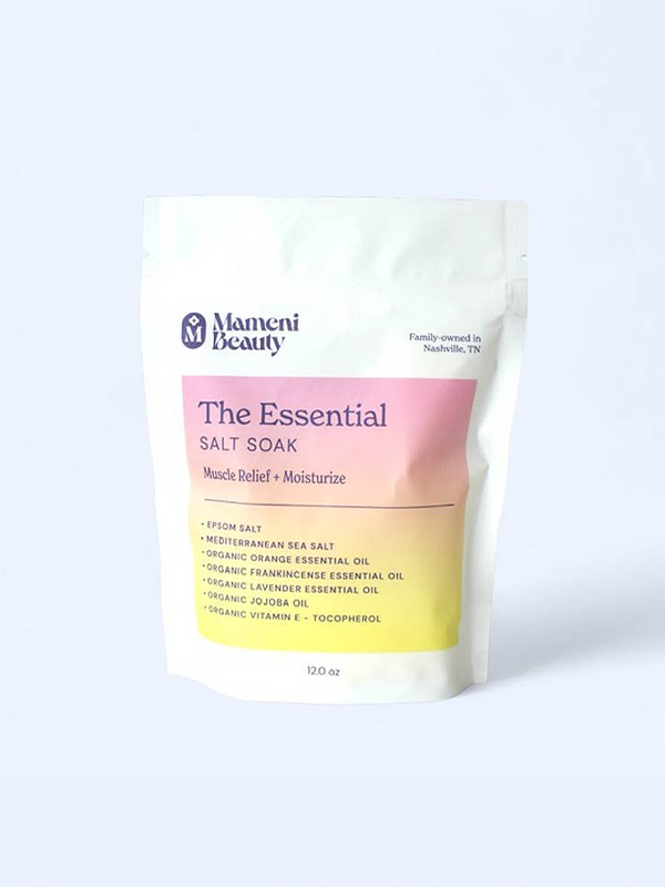 Essential Salt Soak: Frankincense, Orange, & Lavender