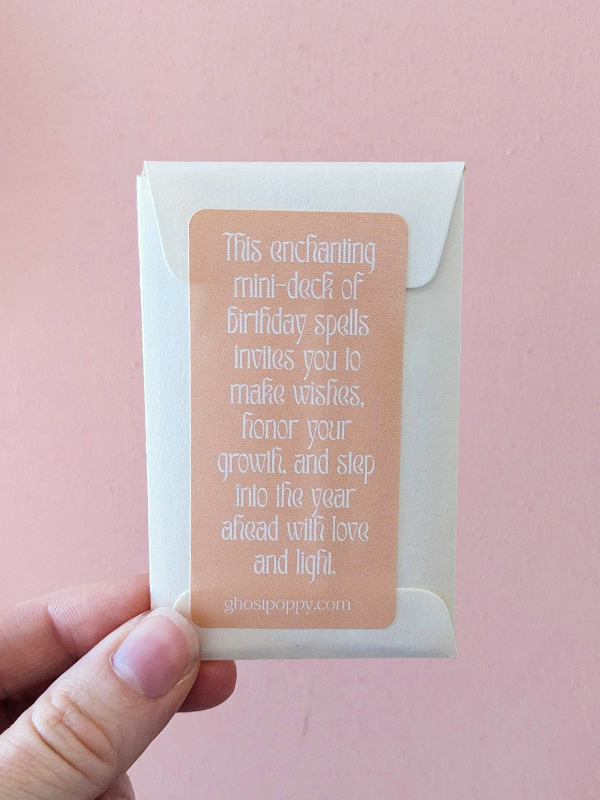 Birthday Spell Cards Pack