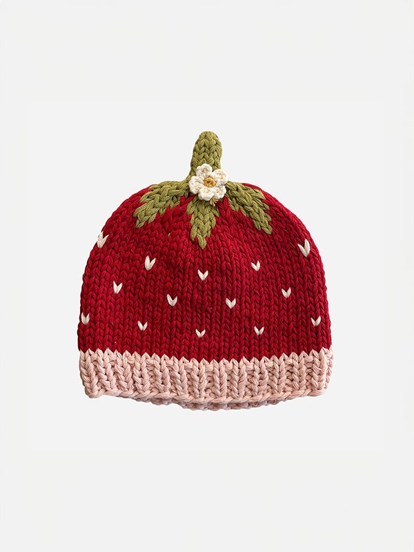 Strawberry Baby Beanie