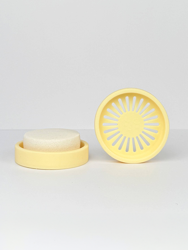 Silicone Shower Steamer Tray: Cream