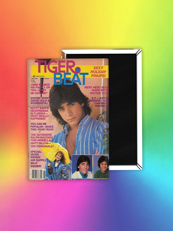 Tiger Beat 90s Magazine Fridge Magnet: John Stamos