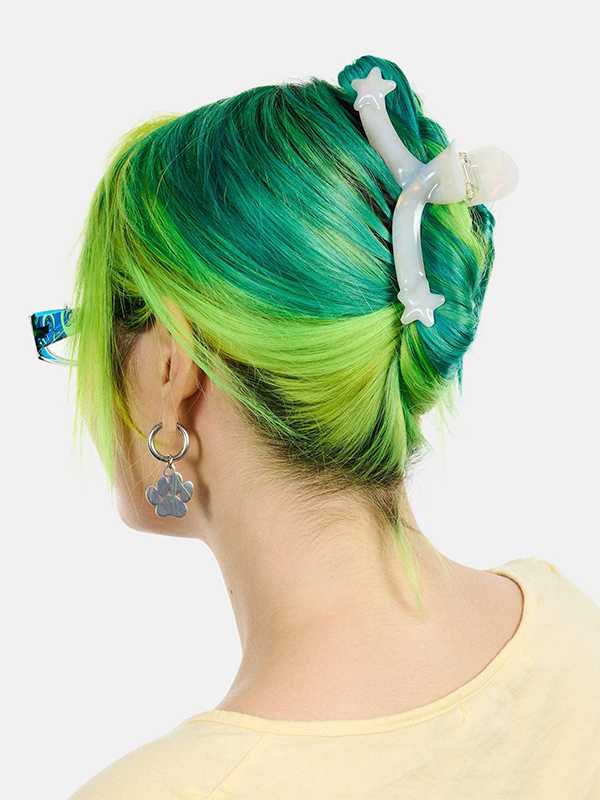 Single Star Loop Claw: Opal
