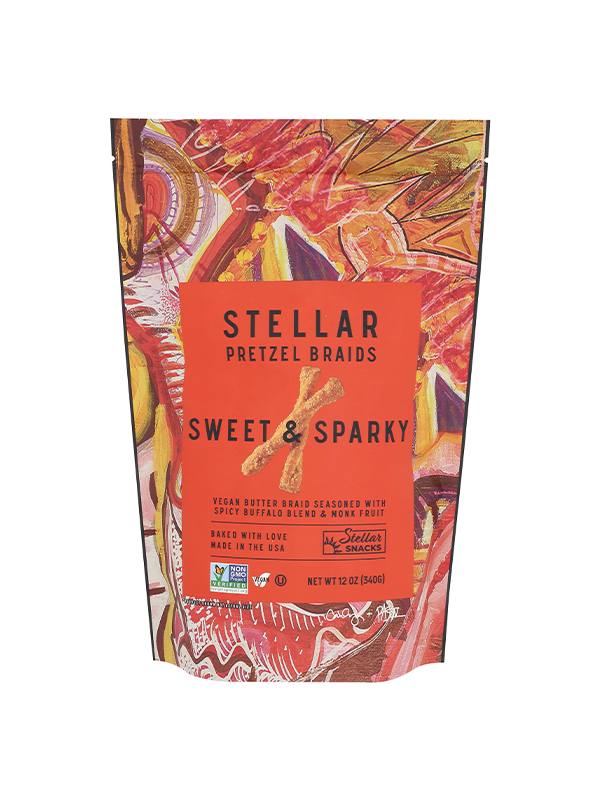 Stellar Pretzel Braids: Sweet & Sparky 12oz