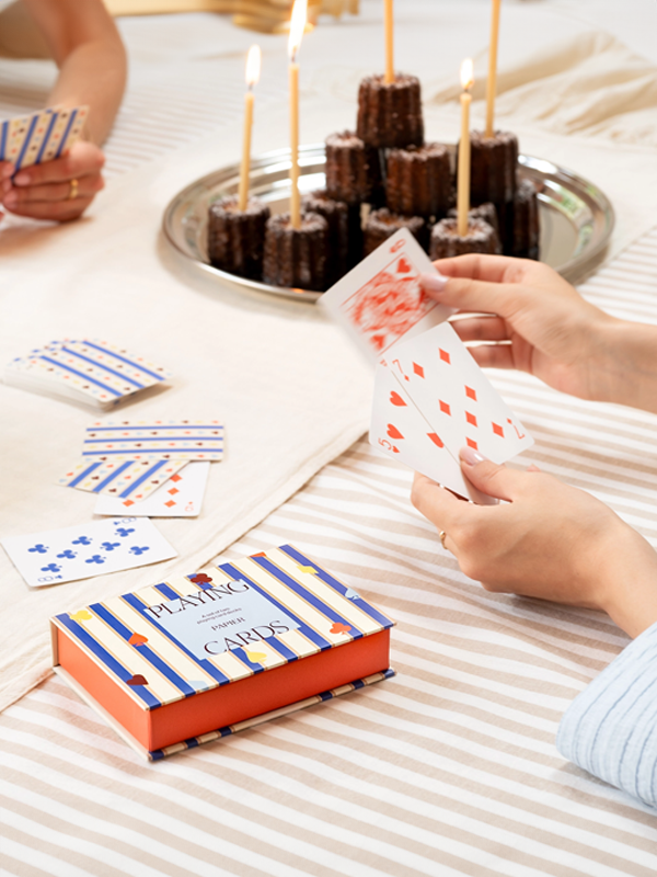 Suits & Stripes Playing Cards (Set of 2)