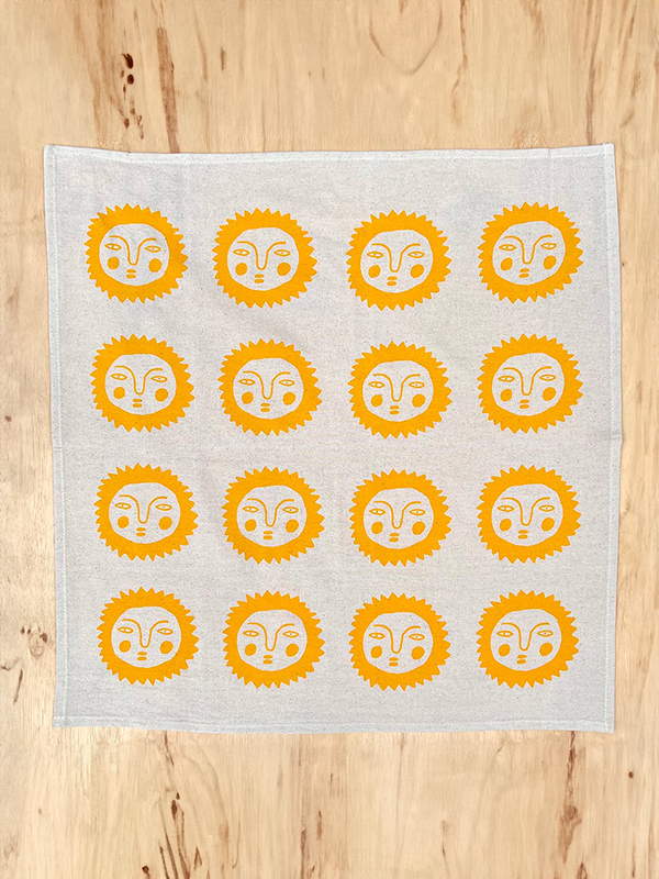 Sun Tea Towel: Yellow
