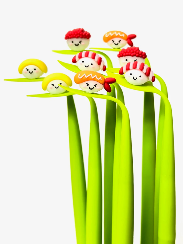 Sushi Lovely Wiggle Gel Pen: Assorted