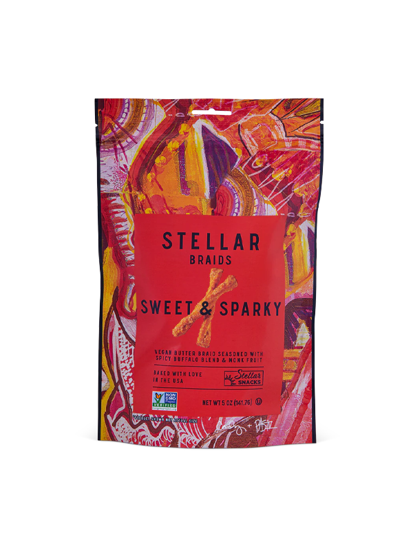 Stellar Pretzel Braids: Sweet & Sparky 5oz