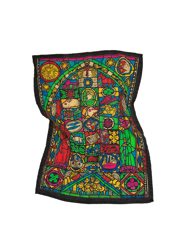Stained Glass Tea Towel