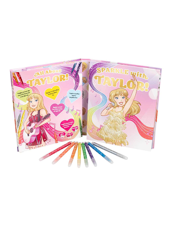 Sparkle with Taylor! A Glitter Coloring Kit