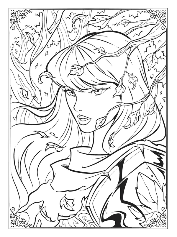 Knights of Tayrealm Coloring Book