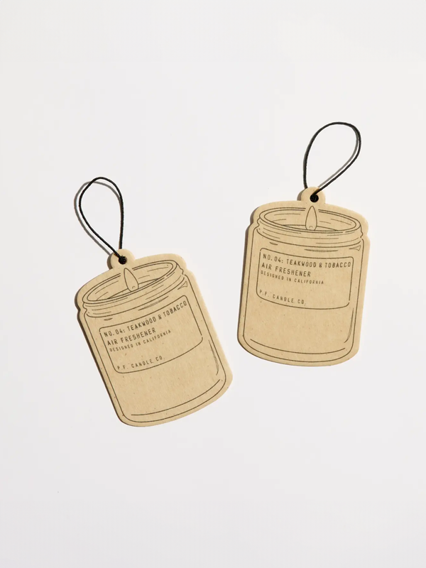 Teakwood & Tobacco Air Fresheners: 2 Pack