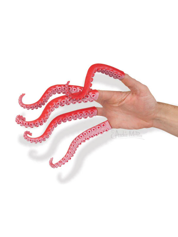Finger Tentacles: Red/Pink (Single)