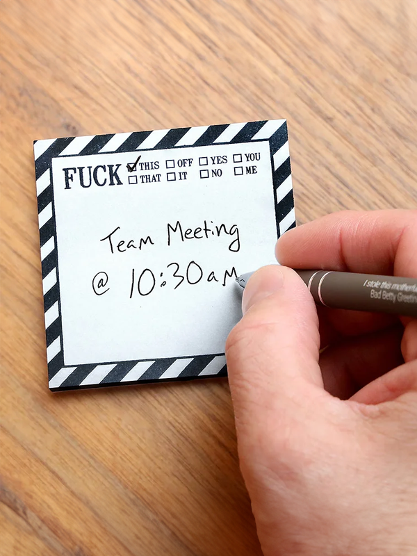 Sticky Notes: F*ck This, That, Off