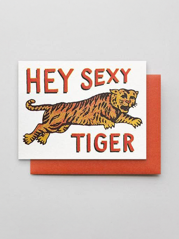 Hey Sexy Tiger Card