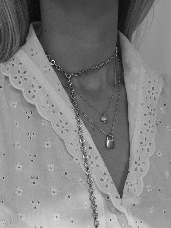 Token II Necklace: Sterling Silver