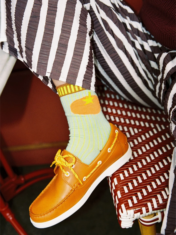 Pomo Socks: Aqua