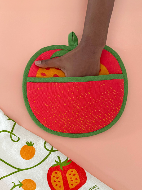 Tomato Pot Holder with Pocket