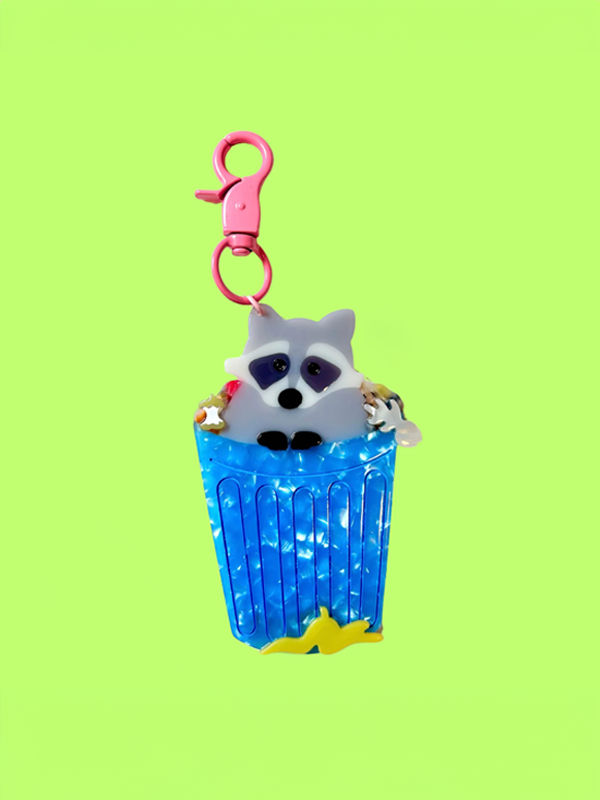 Trash Panda Keychain