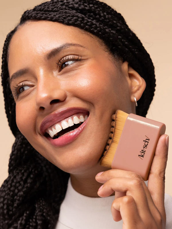 Lymphatic Contour Face Brush: Terracotta