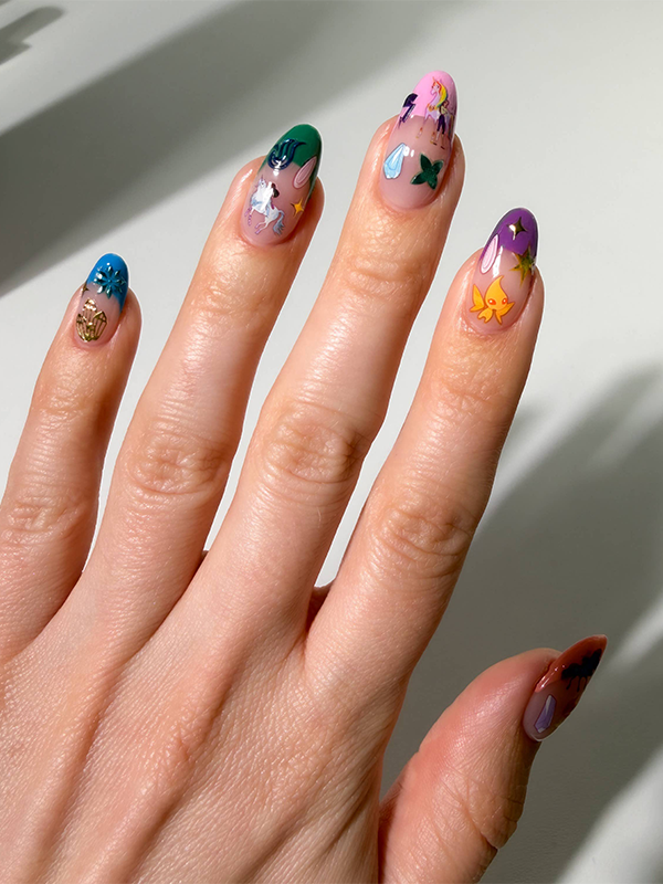 Bejeweled Besties Nail Art Stickers