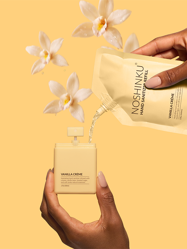 REFILLABLE Nourishing Sanitizer: Vanilla Crème