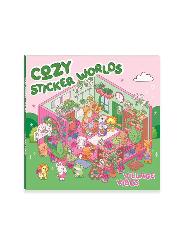 Cozy Sticker Worlds: Village Vibes