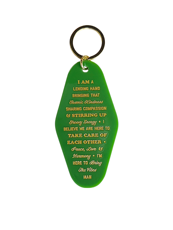 Motel Keychain: The Natural Mantra