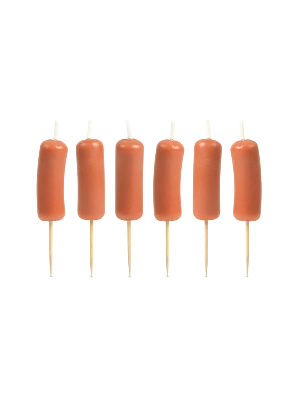 Sausage Party Candles: Set of 6