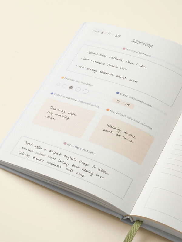 Quilted Daydream Wellness Journal