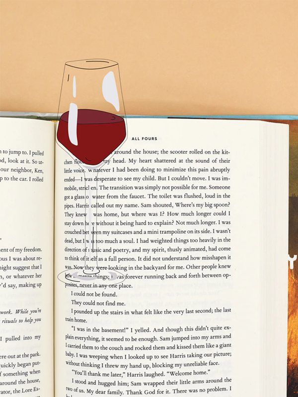 Glass of Wine Bookmark