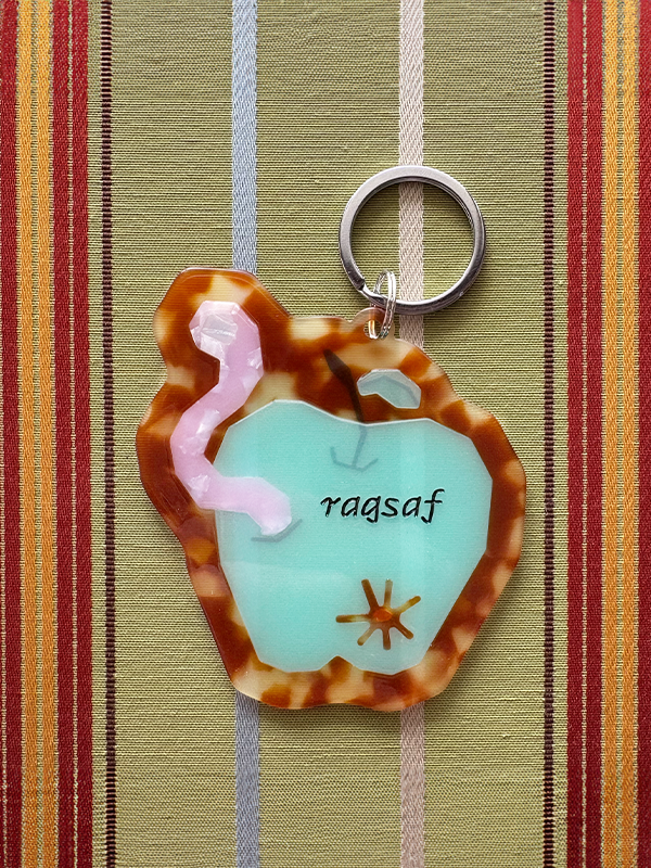 Bad Apple Keychain