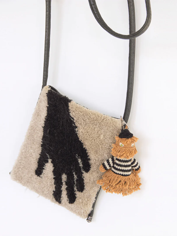 Knit Bag Charm: Mr. X