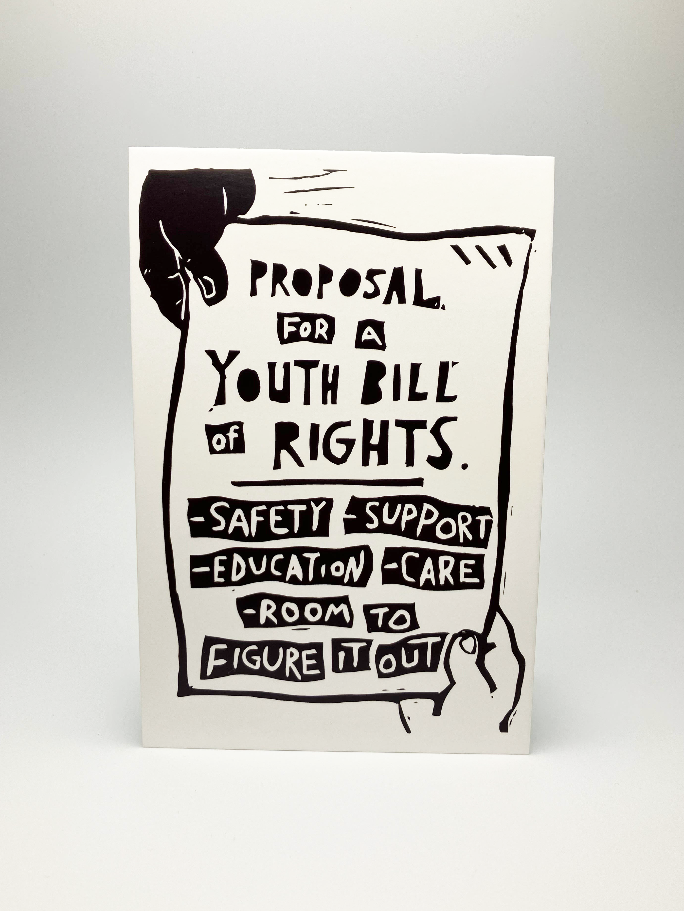 Youth Bill of Rights Print: 4 x 6