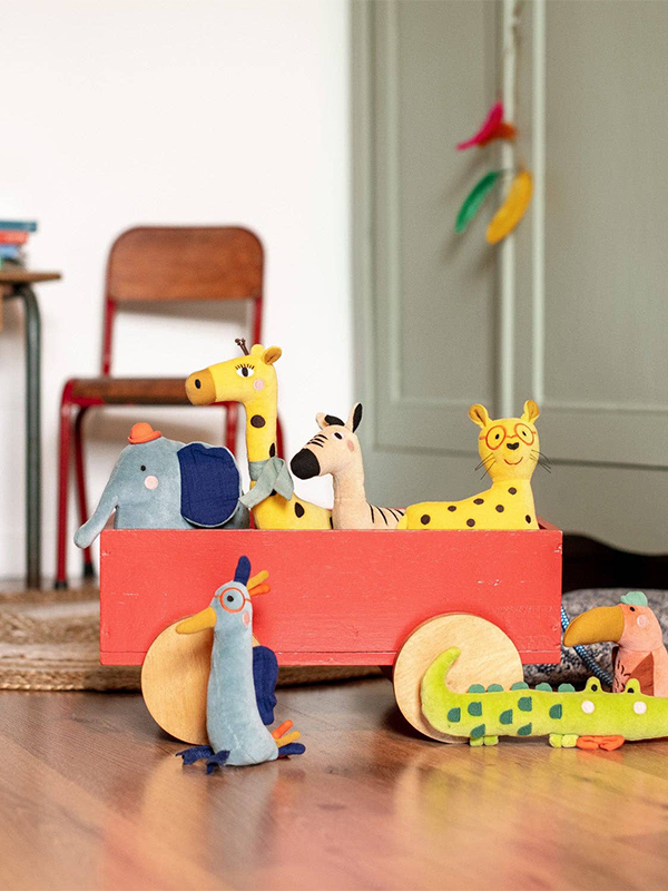 Zebra the Toupitis Rattle