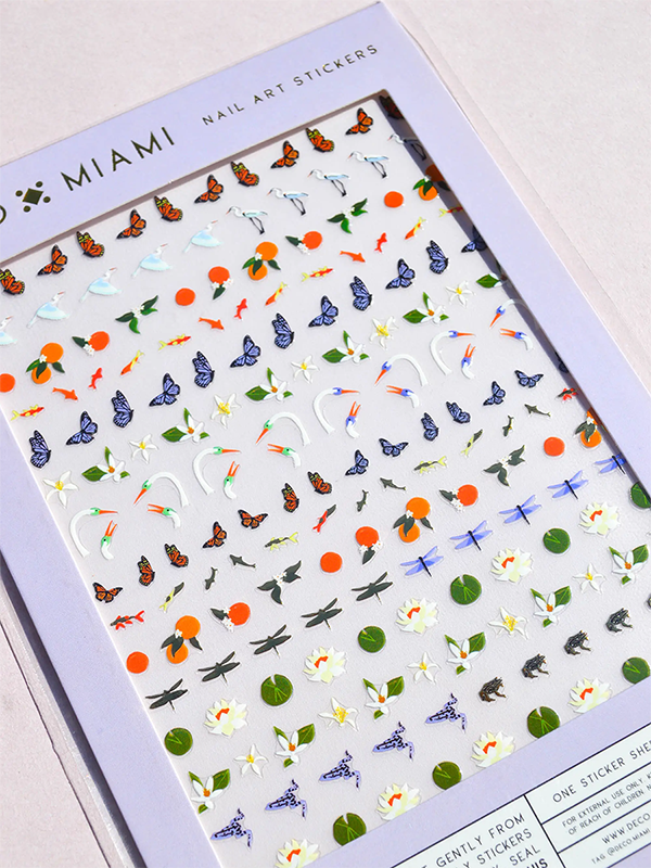 Lily Pond Nail Art Stickers