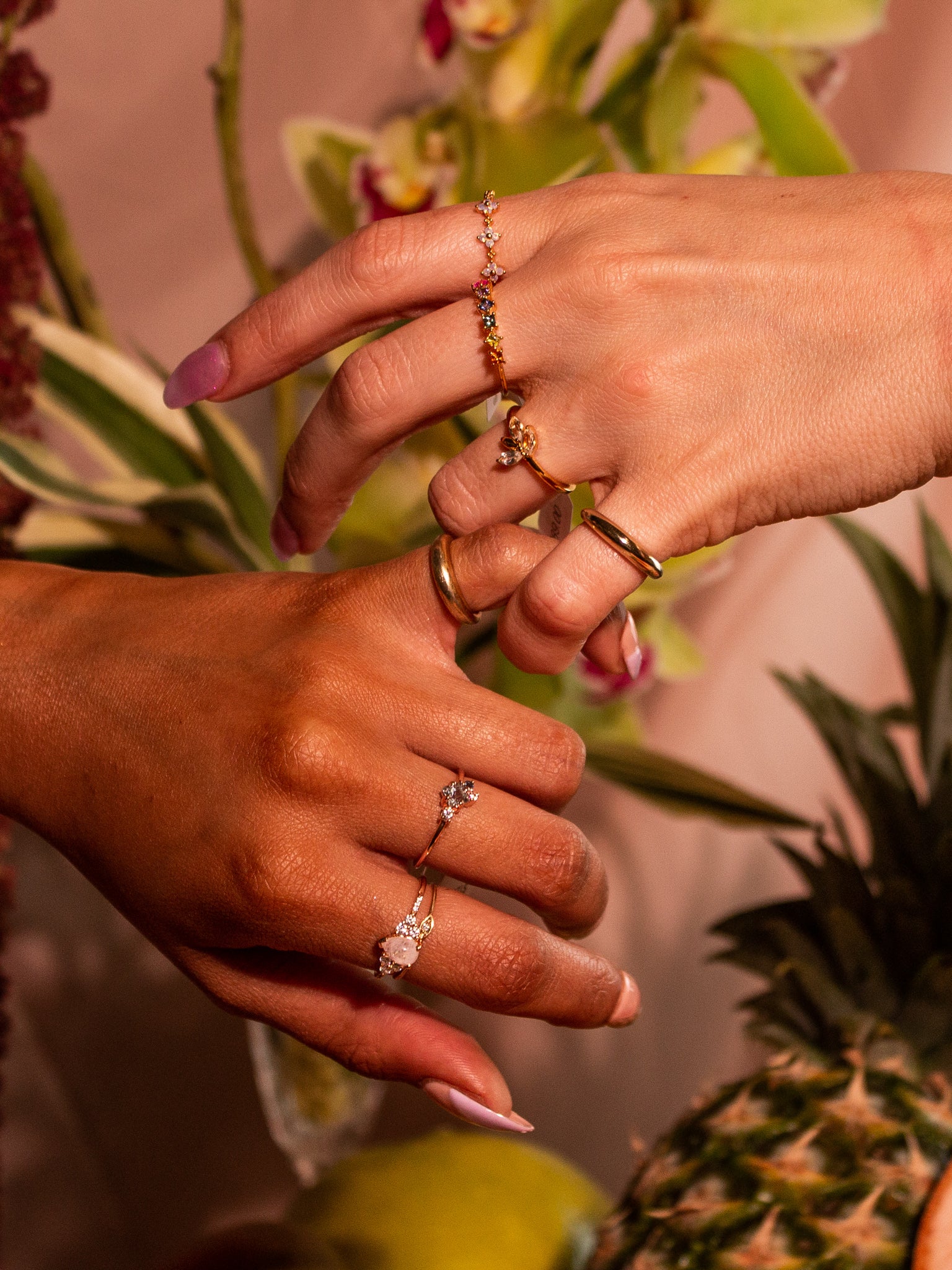 Pinky promise ring, gold-plated with a delicate design, symbolizing trust and commitment, perfect for a meaningful and stylish gesture.