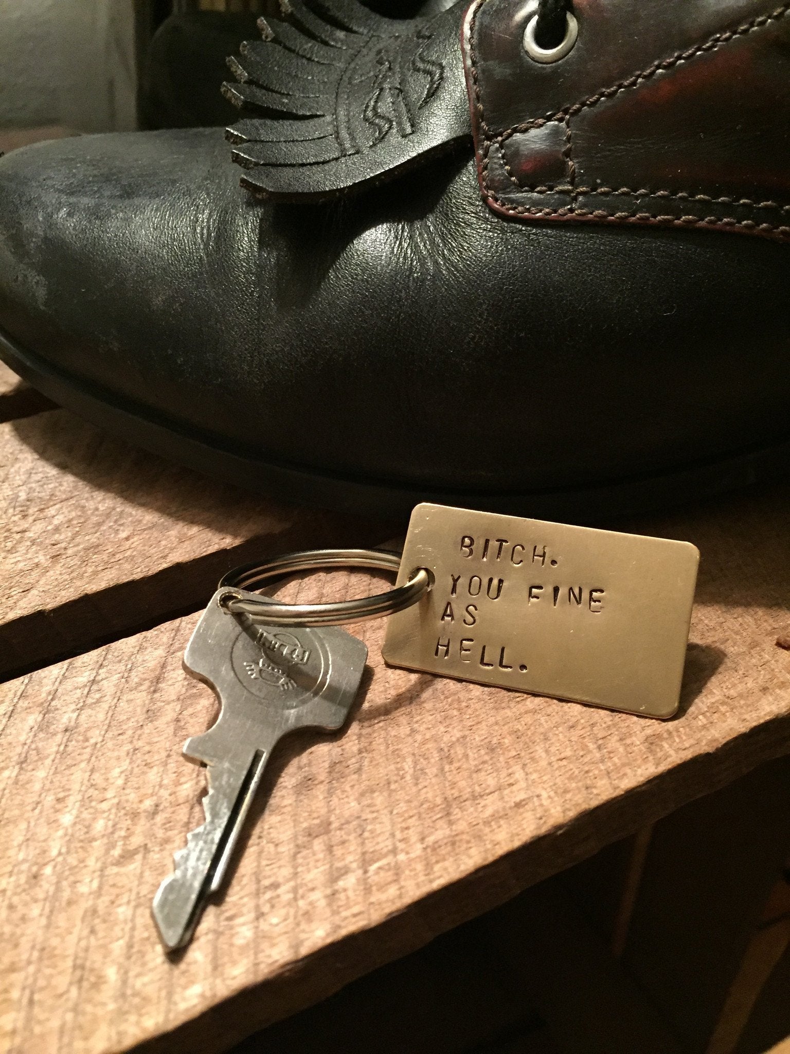 CUSTOM Grown Folks Keychain
