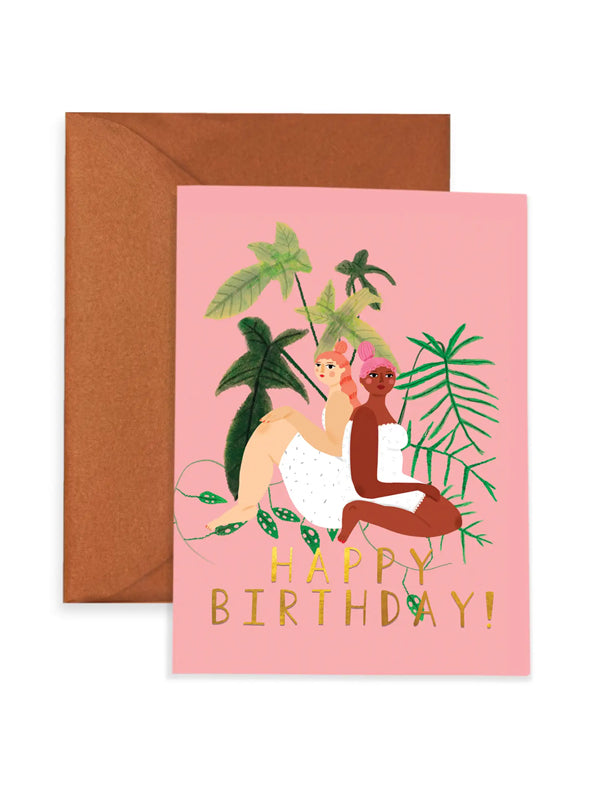 Botanical Women Birthday Card