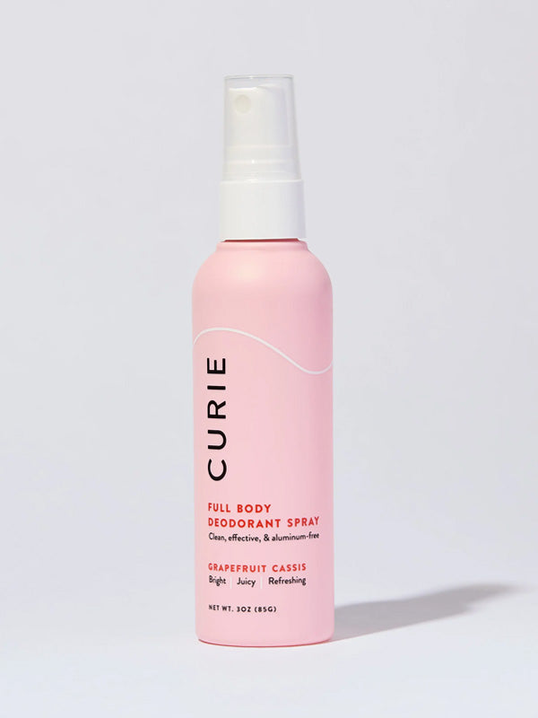 A refreshing full body deodorant in Grapefruit Cassis, offering a bright, invigorating scent with citrusy grapefruit and fruity cassis notes. The deodorant provides long-lasting freshness and protection, leaving the skin feeling clean and revitalized.