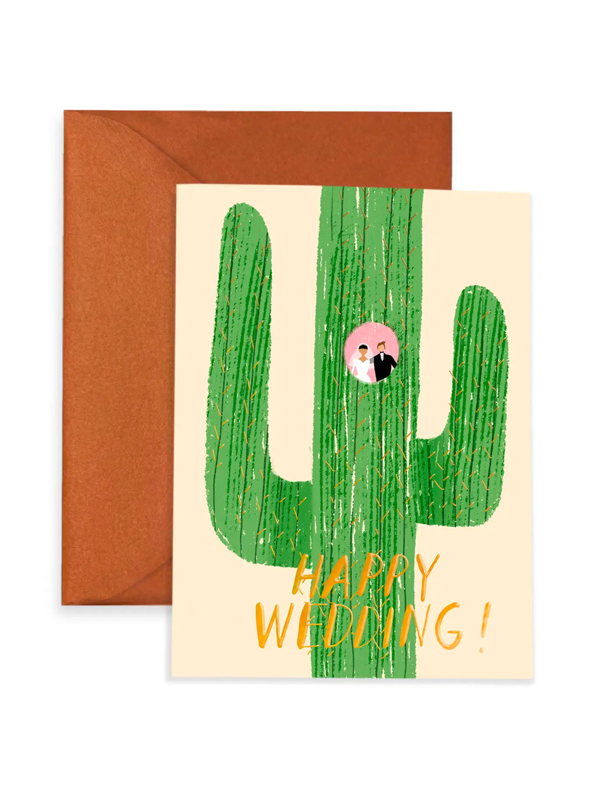 Saguaro Cactus Wedding Card