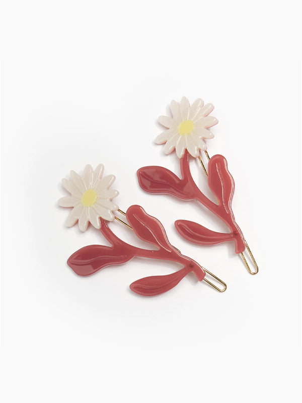 Marguerite Barrettes: Set of 2