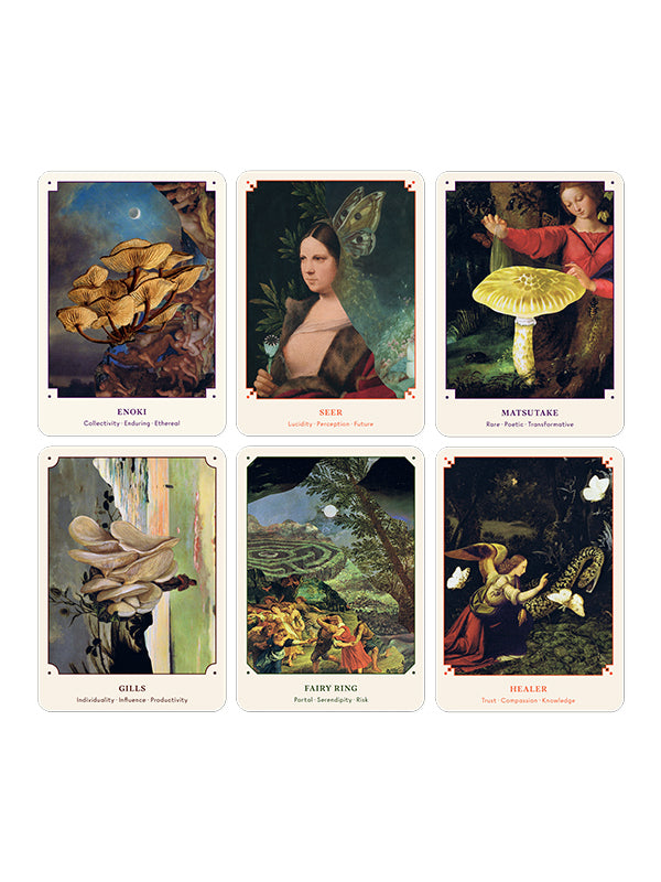 The Mushroom Oracle: 44 Card Deck and Guidebook