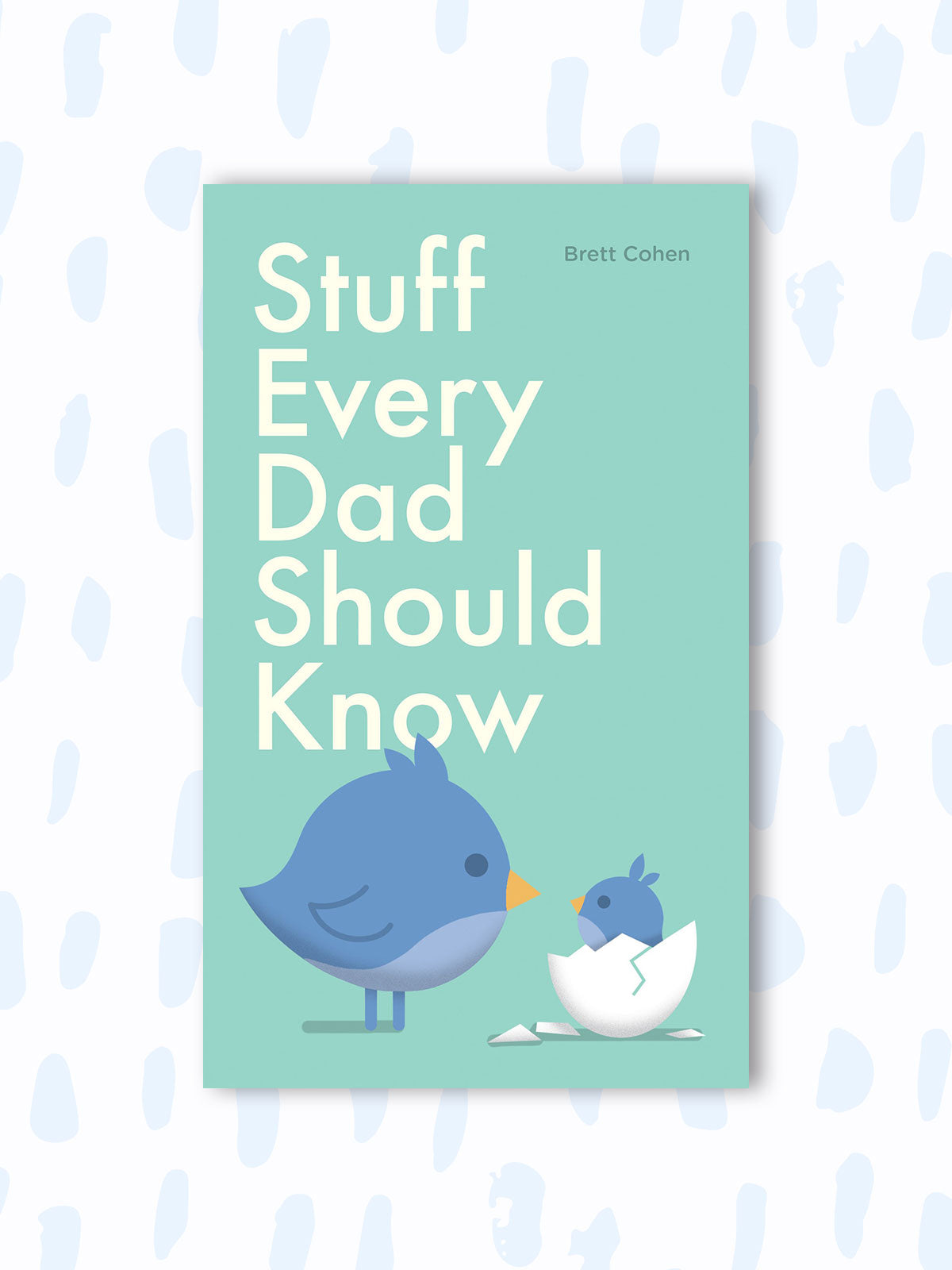 A practical and insightful book titled Stuff Every Dad Should Know, offering useful tips, advice, and life hacks for fathers. The book features a straightforward, easy-to-read format with valuable information on parenting, relationships, and personal growth